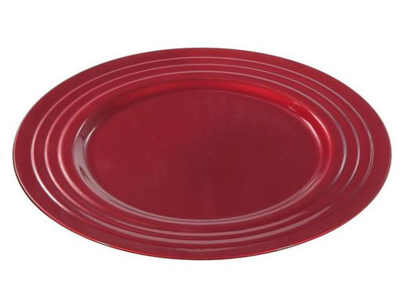 Charger Plate - Red