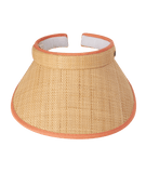 Women's Push On Visor - Sandy (Natural/Coral)