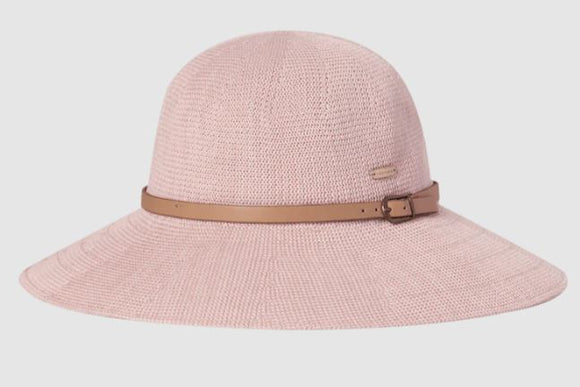 Women's Wide Brim Hat - Leslie (Blush)