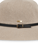 Women's Wide Brim Hat - Leslie (Taupe)