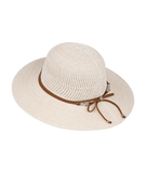 Women's Wide Brim Hat - Scarlett (Natural)