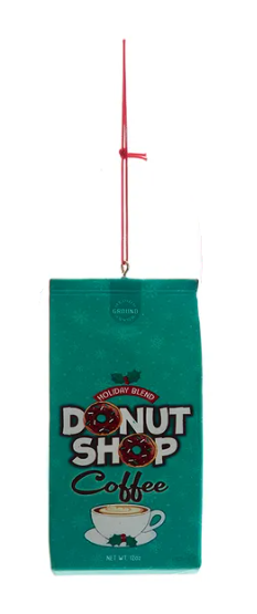 Ornament - Holiday Blend Donut Shop Coffee Bag