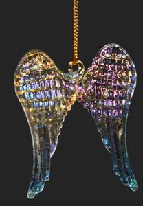 Ornament - Spun Glass Wings (Tapered)