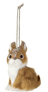 Ornament - Brown Winter Rabbit