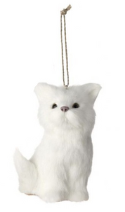 Ornament - White Kitten