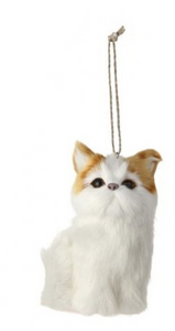 Ornament - White and Orange Persian Kitten