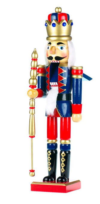 Nutcracker - King with Gold Staff