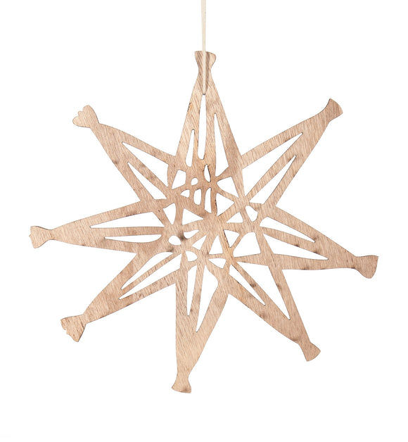 Ornament - Snowflake Natural