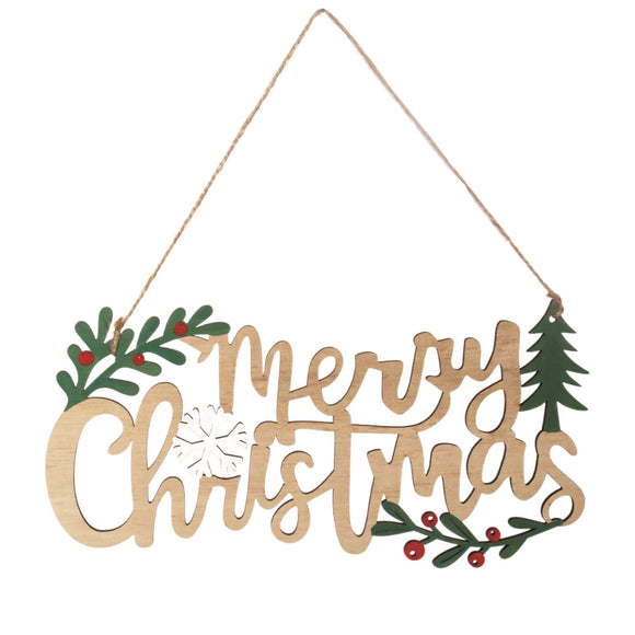 Wall Decor - Merry Christmas Cutout