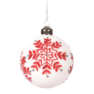 Ornament - Ball with Snowflake