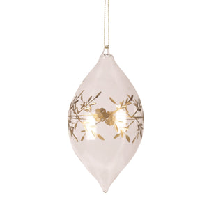 Ornament - Drop with Gold Detailing