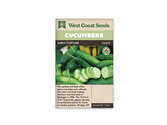 Cucumber - Early Fortune ORGANIC (Seeds)