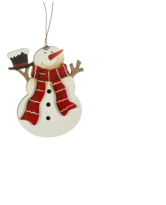 Ornament - Snowman Holding Hat