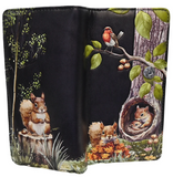 Wallet - Spring Squirrels Black
