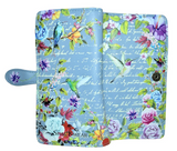 Wallet - Hummingbird Garden Light Blue