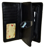 Wallet - Dragonflies Black
