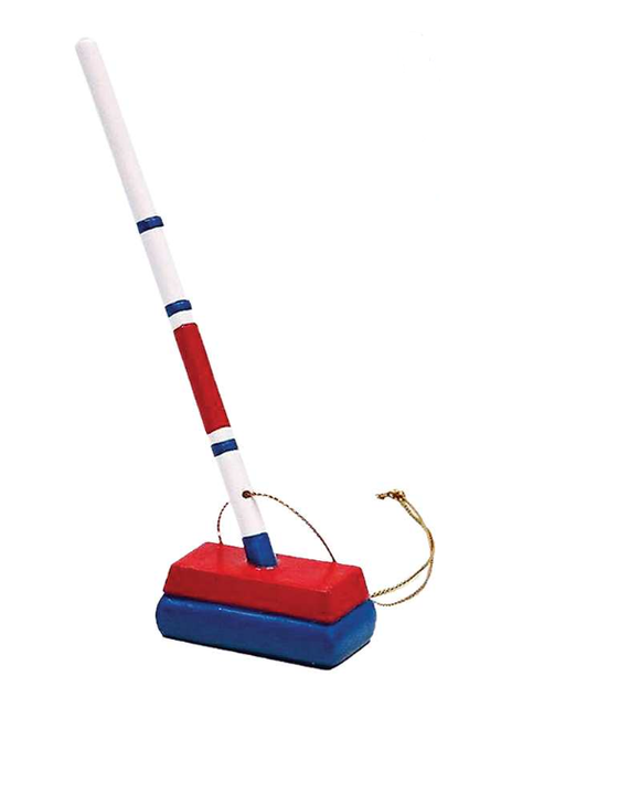 Ornament - Curling Broom (Red)