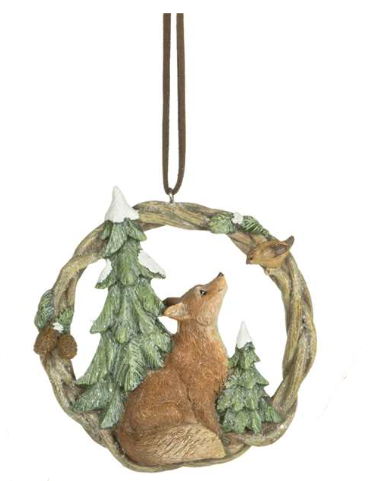 Ornament - Fox with Bird