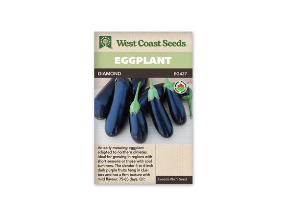 Eggplant - Diamond Organic (Seeds)