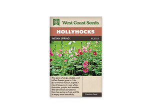 Hollyhocks - Indian Spring (Seeds)