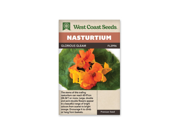 Nasturtium - Glorious Gleam (Seeds)