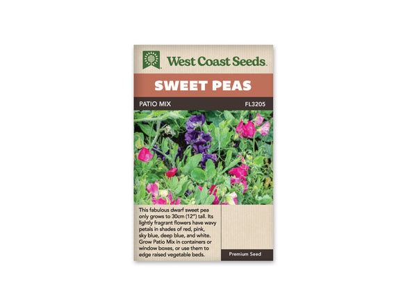 Sweet Peas - Patio Mix (Seeds)
