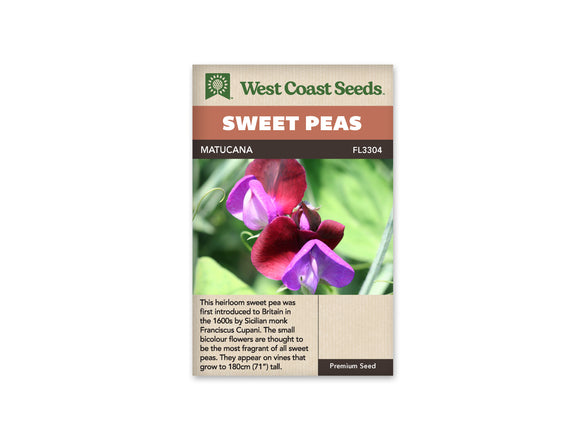 Sweet Peas - Matucana (Seeds)