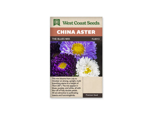 China Aster - The Blues Mix (Seeds)