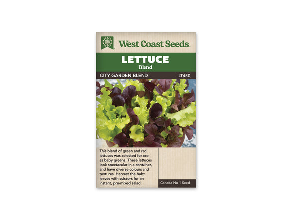 Lettuce - City Garden Pelleted (Seeds)