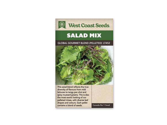 Salad Mix - Global Gourmet Pelleted (Seeds)