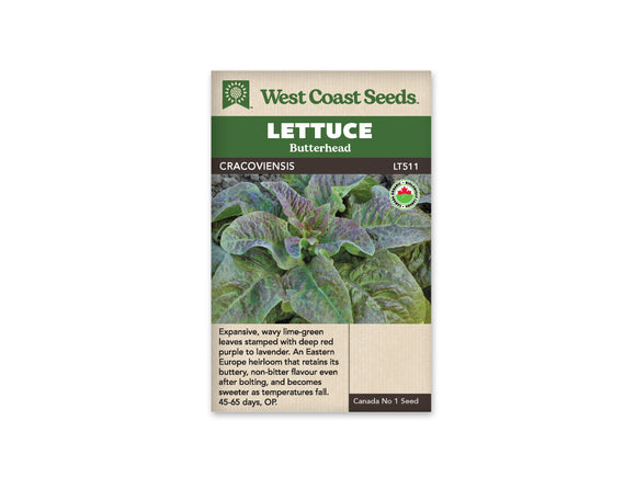 Lettuce - Cracoviensis Butterhead Organic (Seeds)
