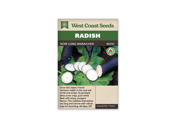 Radish - Noir Long Maraicher (Seeds)