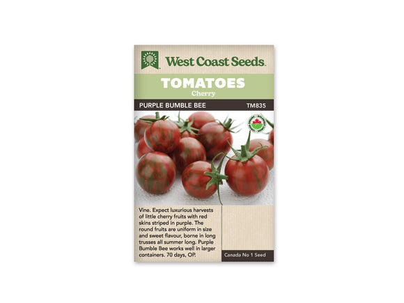 Tomatoes - Purple Bumble Bee Organic (Seeds)