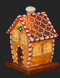Gingerbread House - LED Rounded
