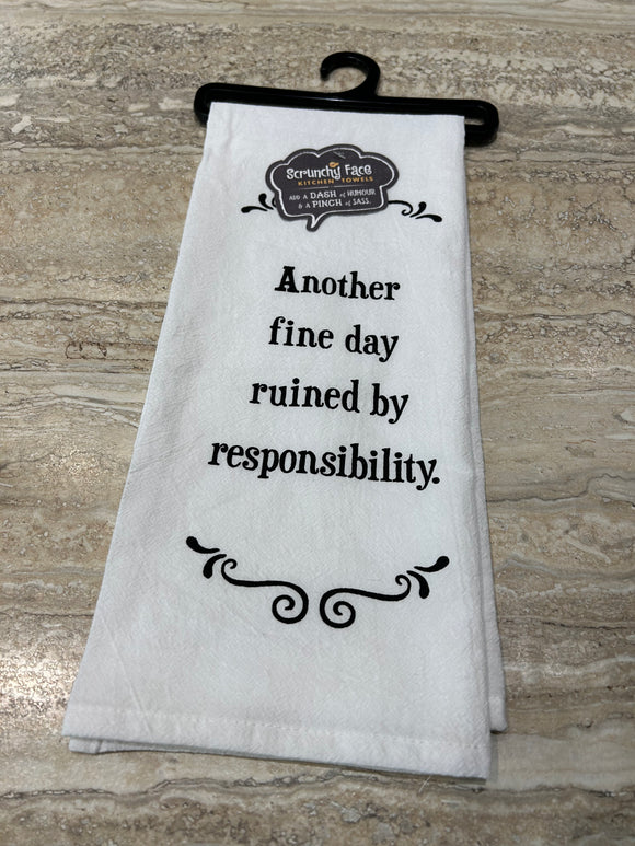 Tea Towel - Responsibility