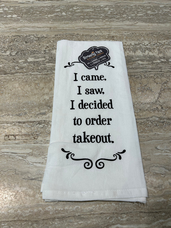 Tea Towel - Order Takeout