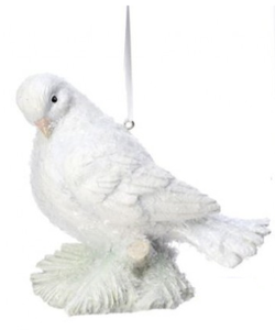 Ornament - Dove with Head Down