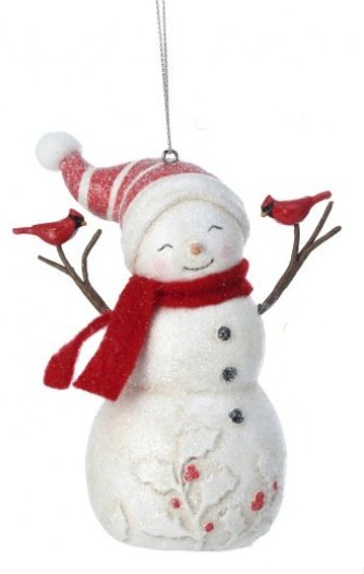 Snowman Decor - With Striped Hat