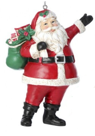 Ornament - Santa with GIfts