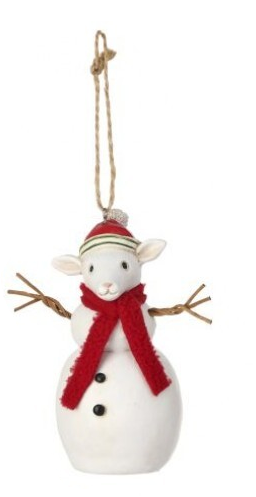 Ornament - Snowman Sheep