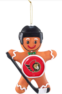 Ornament - Ottawa Senators Gingerbread