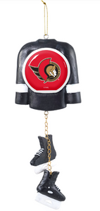 Ornament - Ottawa Senators Jersey and Skates