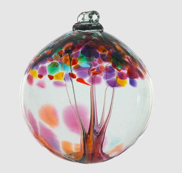 Glass Orb - Tree of Gratitude