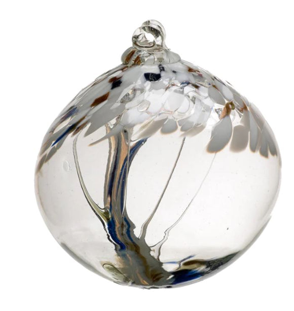 Glass Orb - Tree of Peace