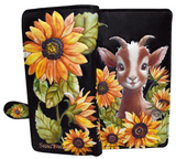 Wallet - Black Garden Goat