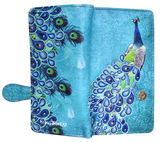 Wallet - Aqua Paisley Peacock