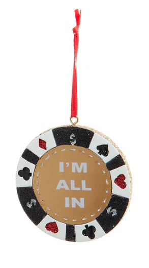 Ornament - I'm All In Poker Chip