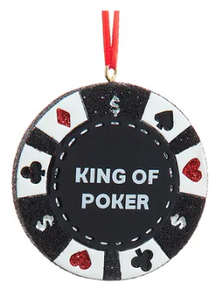 Ornament - King of Poker Chip