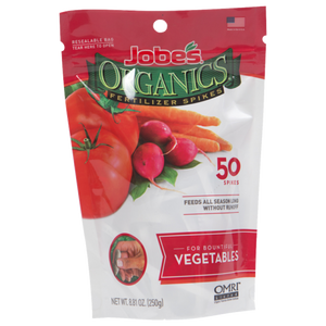 Fertilizer Spikes - Vegetable Organic Pkg. of 50