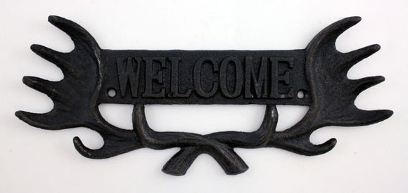 Welcome Sign - Antlers